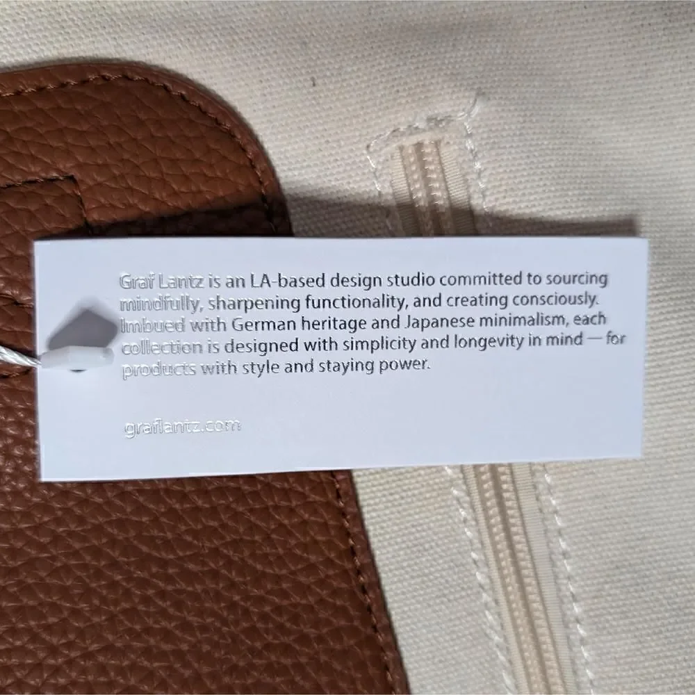 Graf Lantz Carry-On Travel Weekender Tote Bag Tan